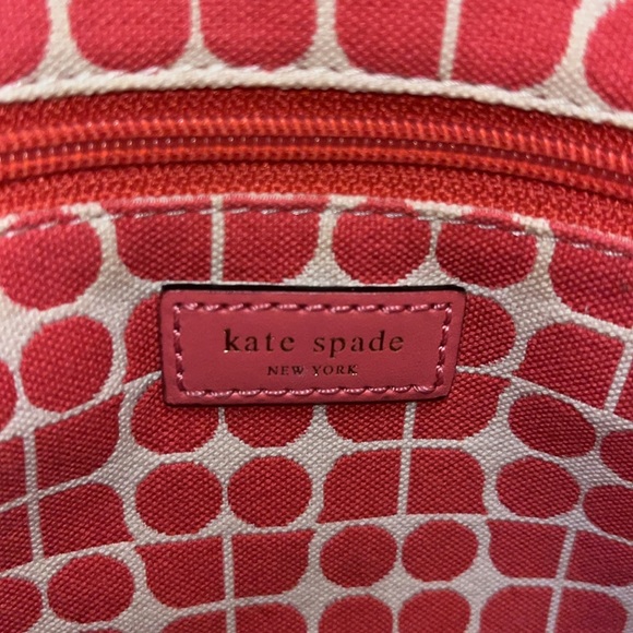 Kate Spade   Pink Noel  Shoulder bag  small tote  Geometric pattern canvas  VGUC - Picture 16 of 17